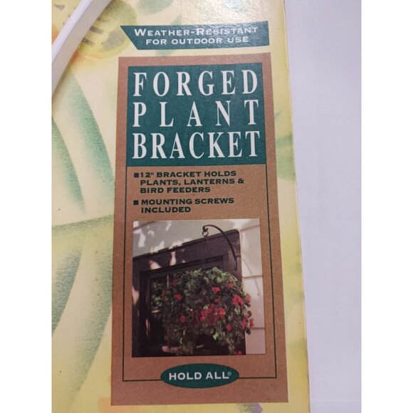 Vintage 1993 Forged Plant Bracket NEW - Picture 3 of 5